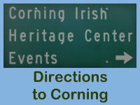 Get directions to Corning here